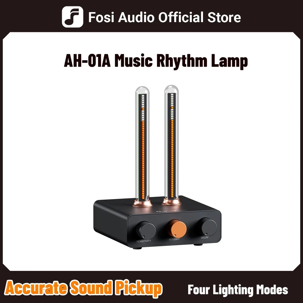Fosi Audio AH-01A Visualizer Music Rhythm Ambient LED Light Desktop RGB Computer Monitor Light Bar New Year Gift