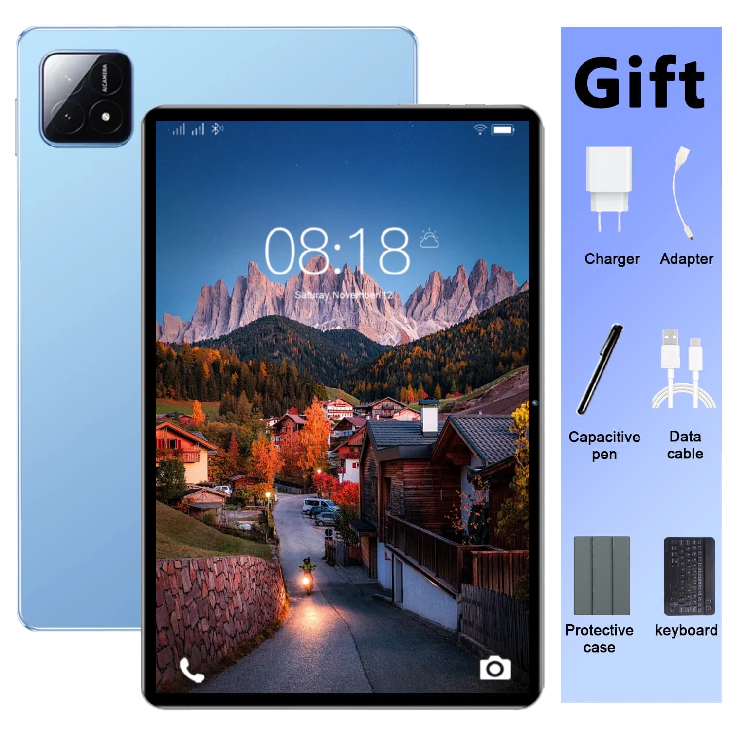 5G WiFi Connectable Tablet 10.36 Inch 10 Core Android 13 16GB+1TB 20000mAh Battery 16MP And 32MP Camera