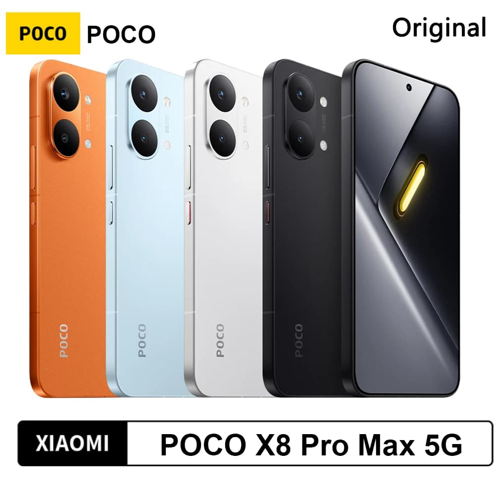 POCO X8 Pro MAX 5G 12GB 256GB 512GB NFC Smartphone Dimensity 9500s 8500mAh  50MP OIS Camera