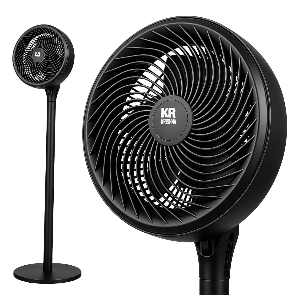 Standing Fan, Air Circulation Fan, Three Adjustable Speed Levels, Adjustable Height, Super Quiet Operation