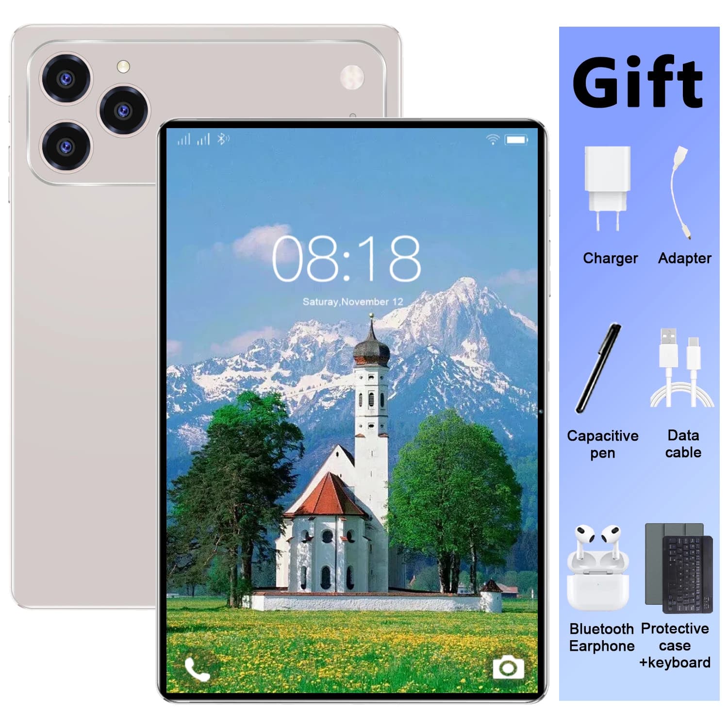 Fast 5G WiFi Connection Tablet PC 10.36 Inch 10 Core 20000mAh Dual Camera Online Course Video Watch