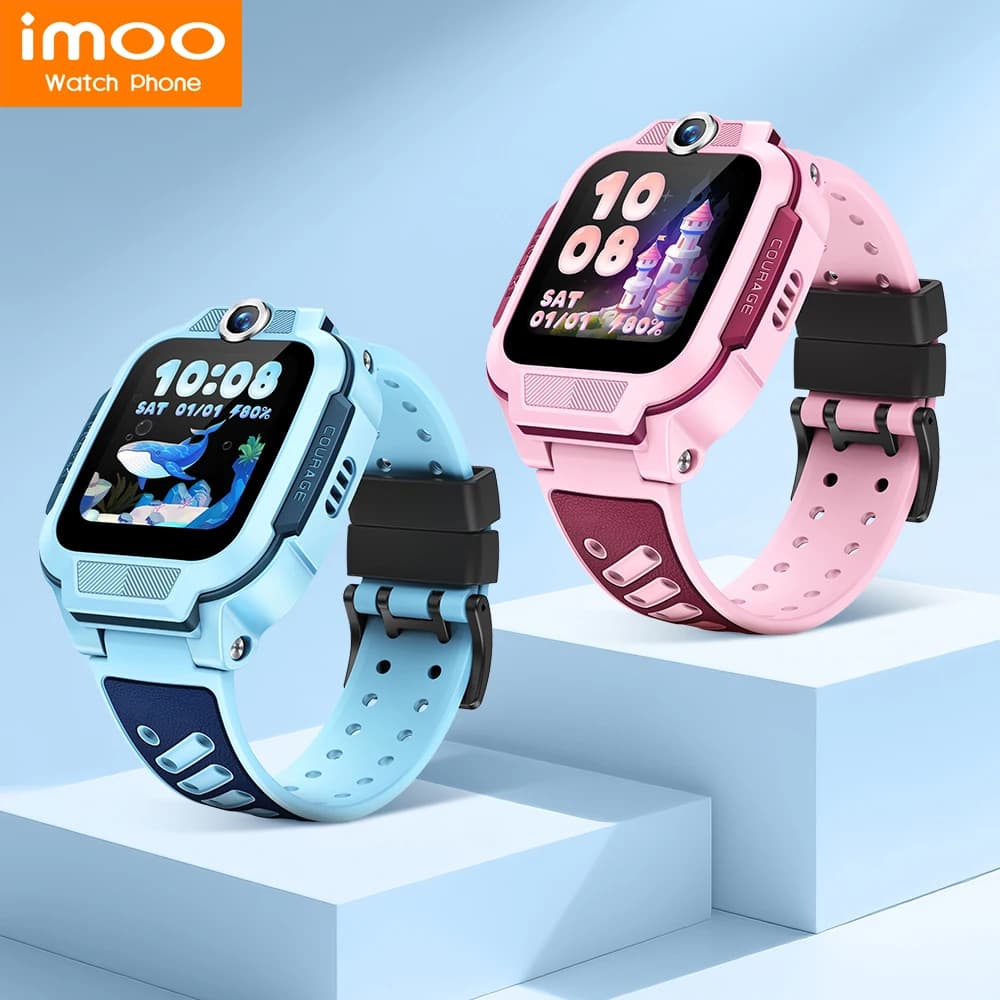 imoo Z3 Kids Smart Watch, GPS Tracker 4G Video Call, 1.5" HD Screen IP68 Waterproof, School Mode SOS, Children Phone Watch