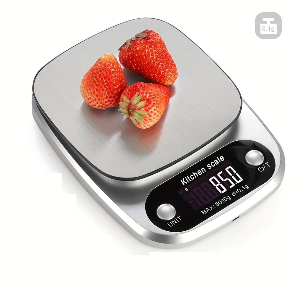 High precision sensor for accurate food weighing Ideal for baking, cooking, meal prep & diet control