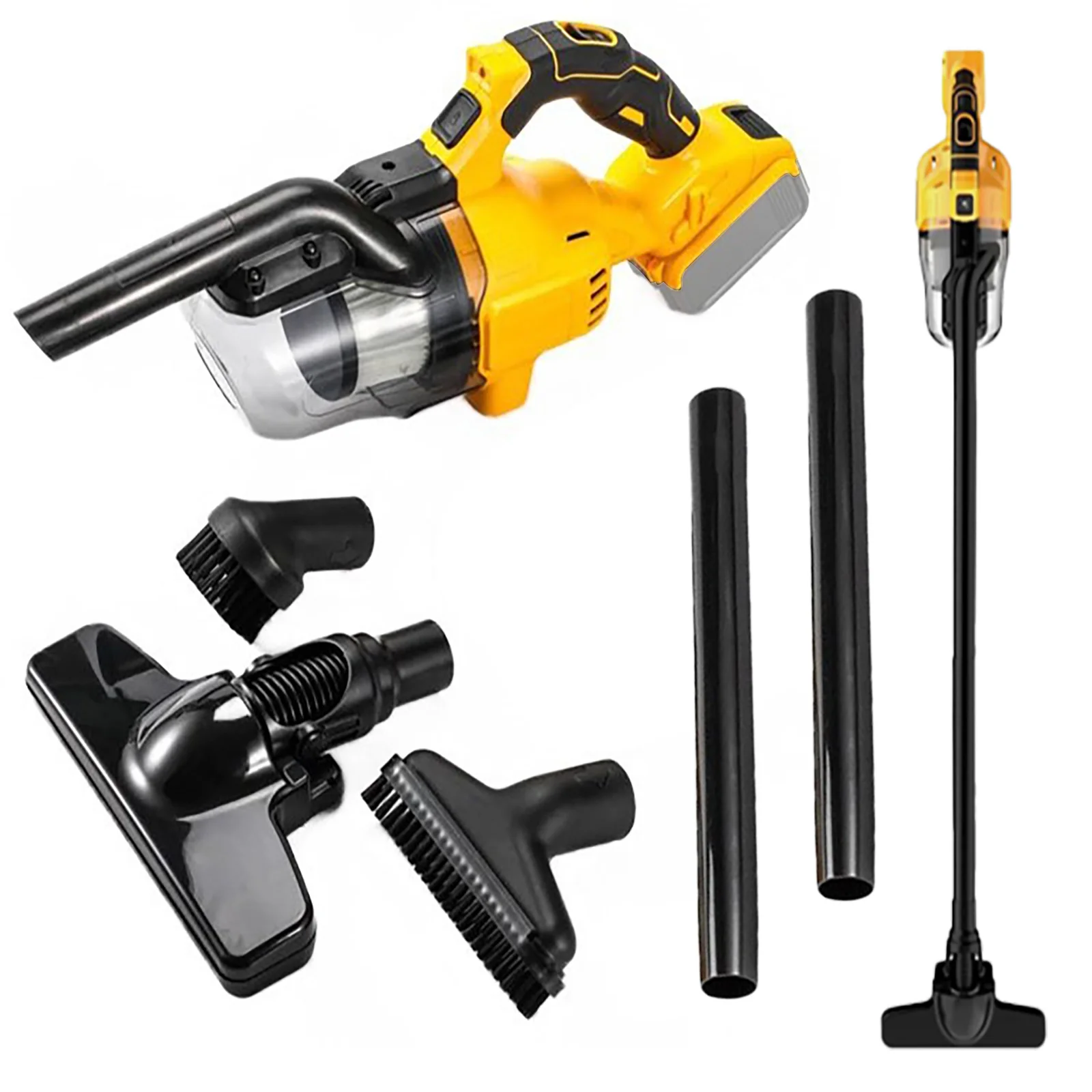 Cordless Vacuum Industrial Construction Dry Household Handheld Vacuum Cleaner Rechargeable Power Tools For DeWalt 20V Battery