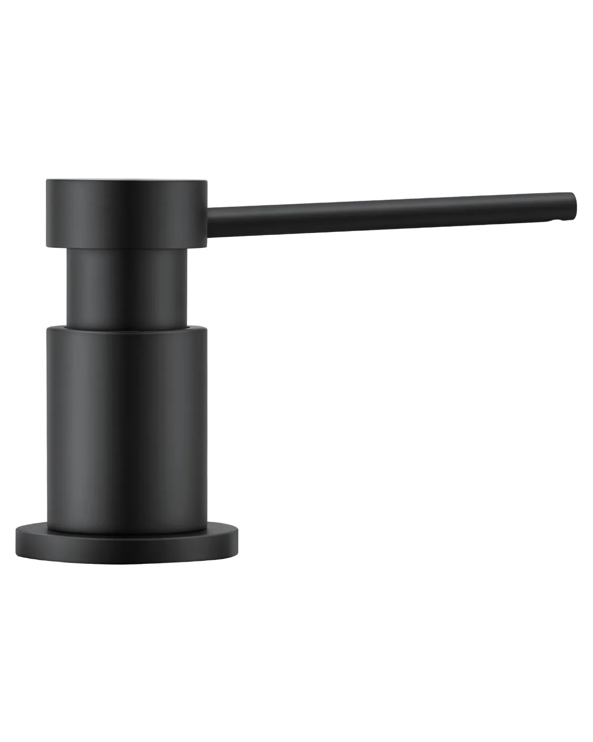 Kitchen sink soap dispenser-300 ml reservoir and 1.5 m silicone pipe-360° rotation