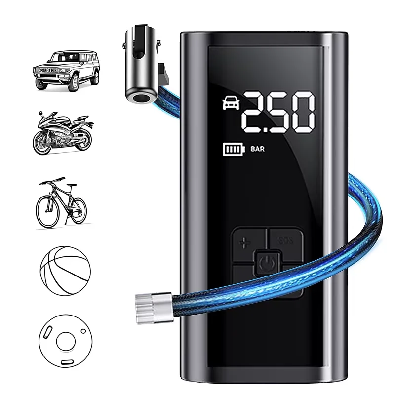 Car air Pump, car radio, portable Tide Inflation tool for bike, Small Size air cylinder