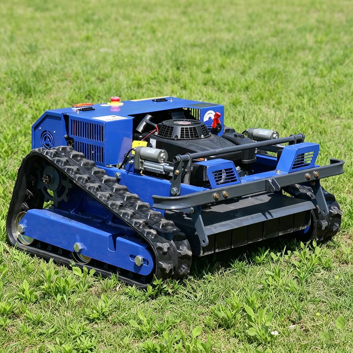 Remote Control Lawn Mower Rc Crawler 9HP Slope Mowing Machine Tracked Radio Controlled Grass Cutter Robotic Mowers