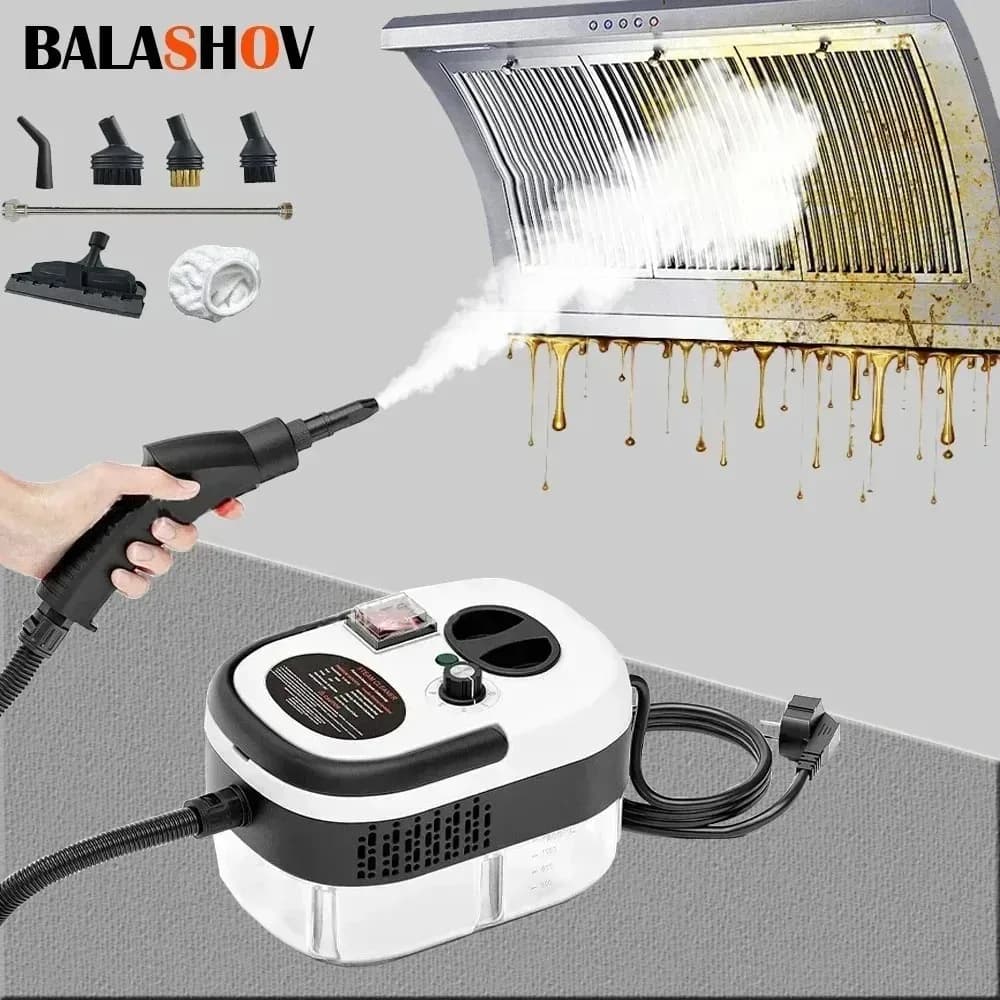 Handheld Steam Cleaner High and Temperature Air Conditioner Kitchen Hood Car Steam Clean Machine Floor and More Cleaning 220V