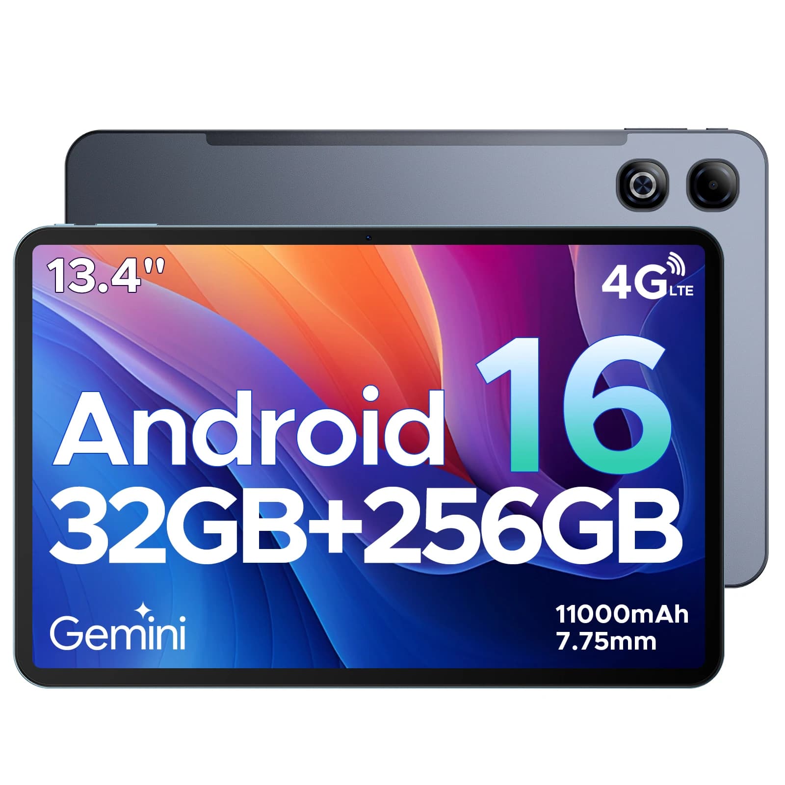 DOOGEE Tab G6 Max Tablet Android 16 32GB+256GGB 13.4'' 90Hz Display 11000mAh Battery 7.7mm Ultra-thin UNISOC T7280 Widevine L1
