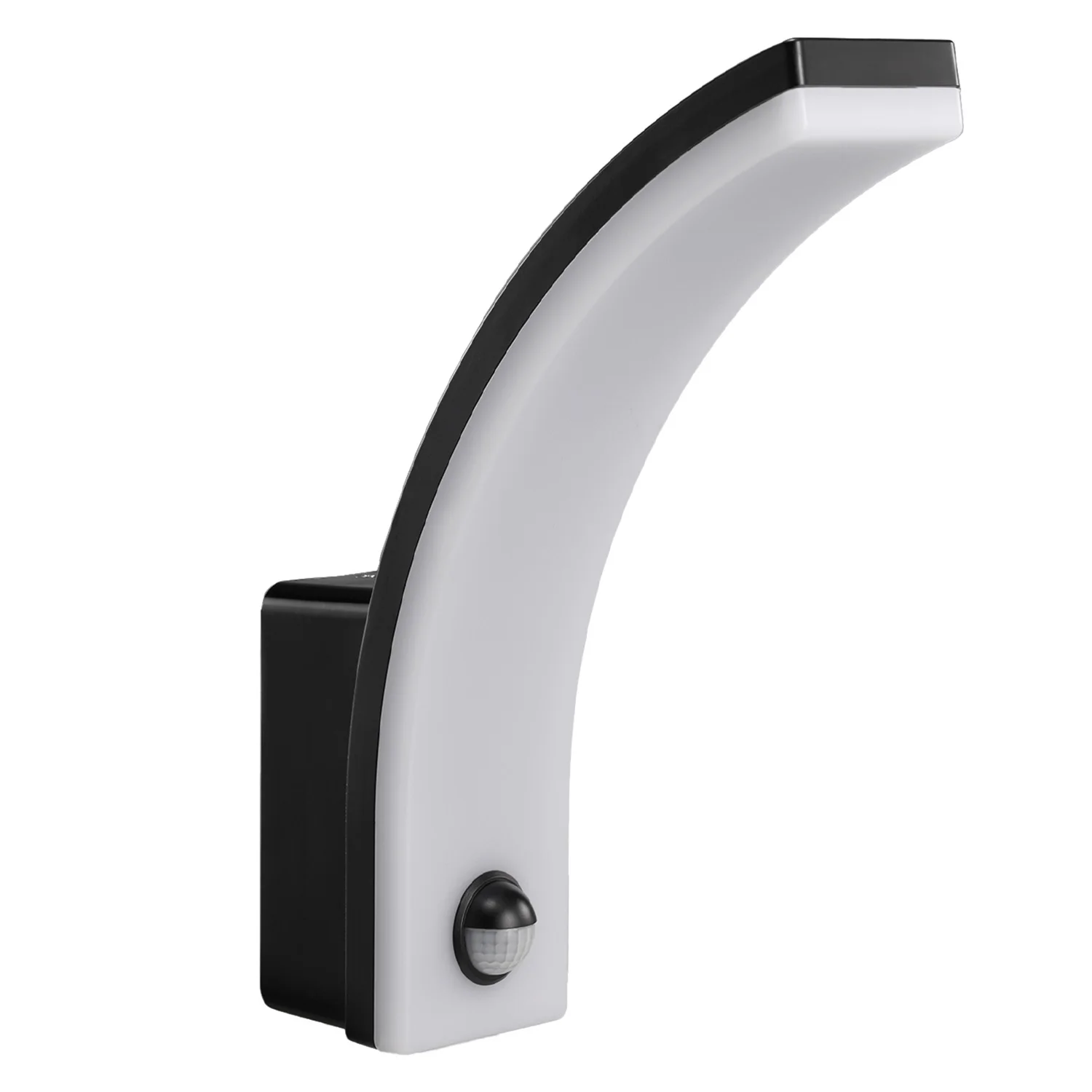 LED Dusk Motion Sensor Lamp IP65 20W Outdoor Wall Lamp Motion Detection Rate: 0.6 to 1.5 m/s Maclean MCE512