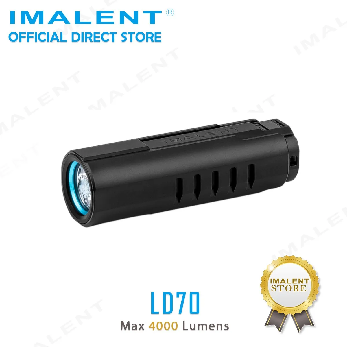 IMALENT LD70 EDC Powerful Flashlight CREE XHP LED 4000 Torch Rechargeable Bright Lanterna for Searching Hiking
