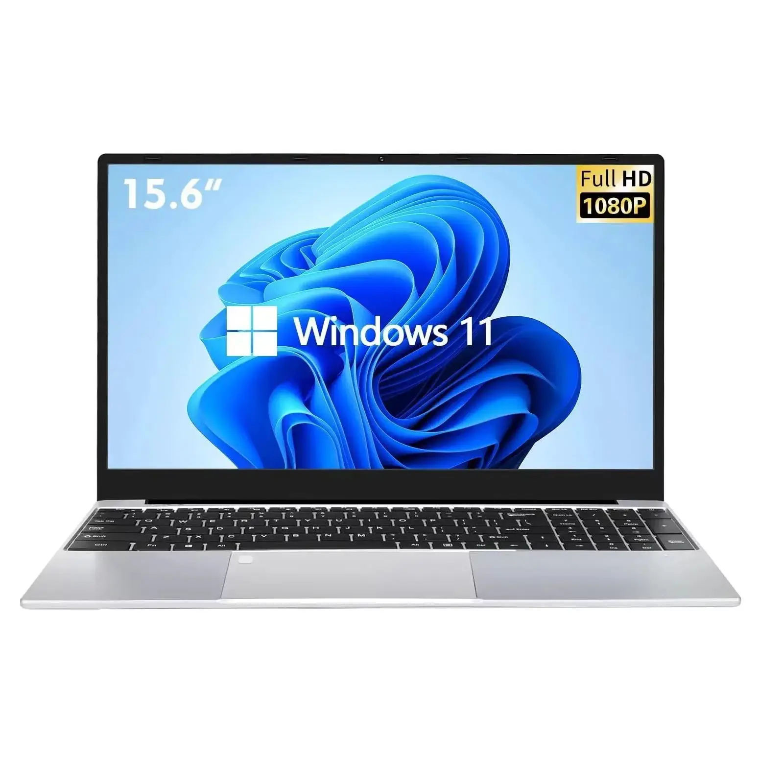 FUCHU 15.6'' PC Computer 16GB DDR4 RAM 1TB 2TB SSD Intel i3-6100U Computer Fingerprint unlock Windows 11 Laptops Office Study Notebook