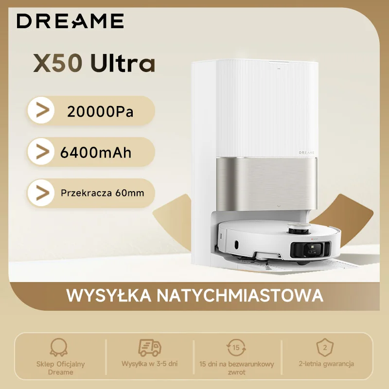 Dreame X50 Ultra Robot Cleaning