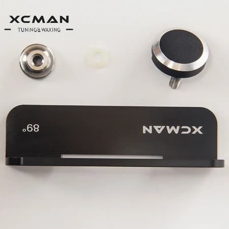 XCMAN Alpine Ski Snowboard Hard Aluminum Racing Side Bevel Angle File Guide CNC Made With Clamp Device and File