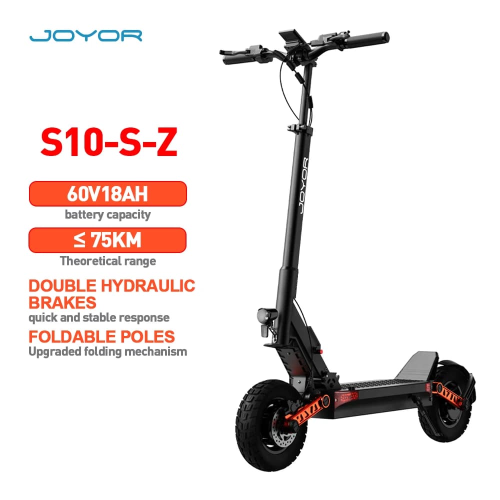 JOYOR S10-S-Z Electric Scooter 10 Inch Tire Adult Escooter 60V 18Ah Easy-commute version
