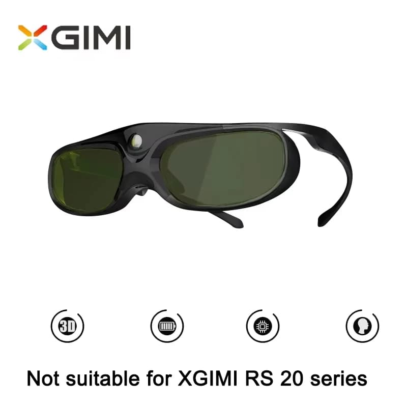 XGIMI Original 3D Glasses DLP-Link Active Shutter 3D Glasses for Changhong JMGO Formovie Projector Accessory Built-in Battery