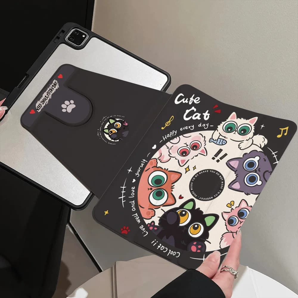 For iPad 11 M5 Case iPad 2025 11th A16 10th Gen 10.2 9th 8th 7th Pro 13 M4 M5 2025 2024 iPad 9.7 2018 Pro 10.5 2017 Smart Cover