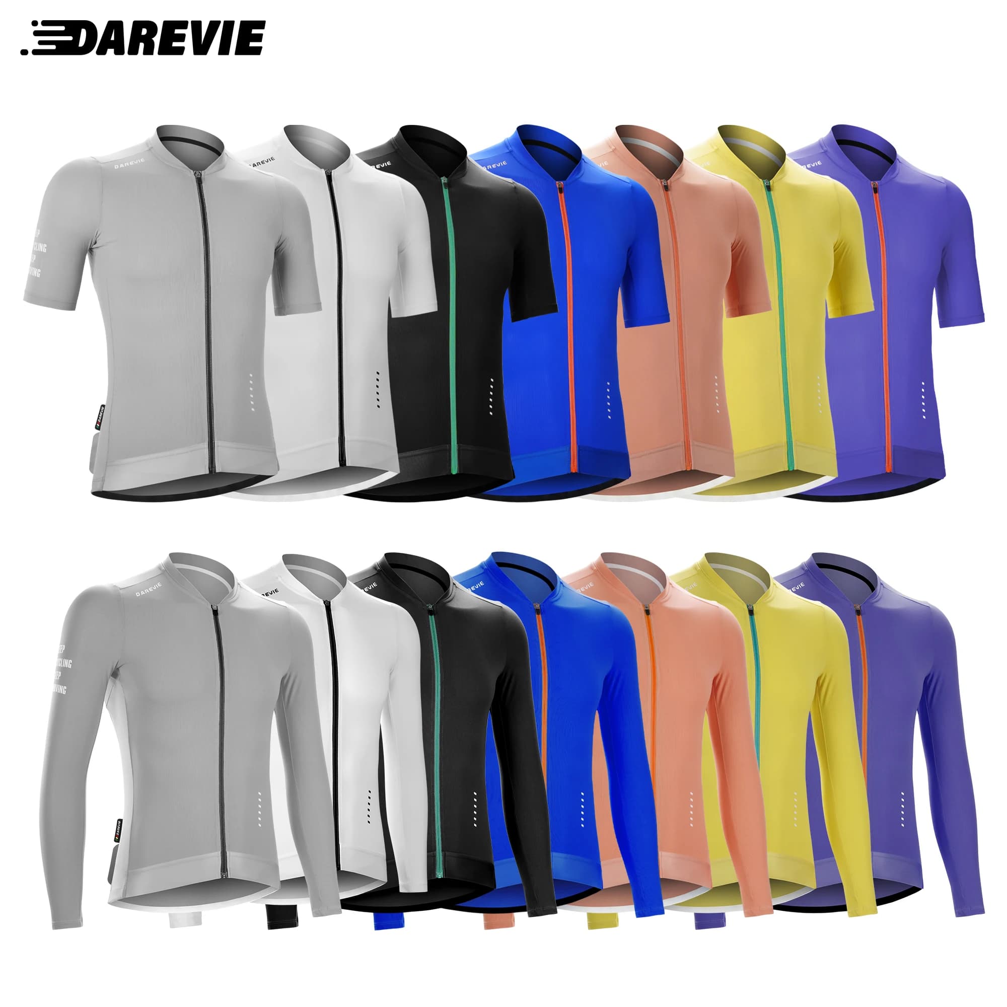 DAREVIE Cycling Jersey Anti-UV SPF 50+ Anti-Slip Pro Line Man Cycling Maillot Cool Technology Quickly Dry Female Clothing