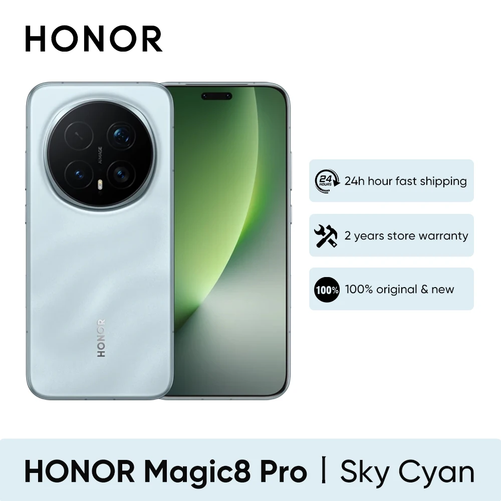 HONOR Magic 8 Pro 5G  EU Version Smartphone Snapdragon 8 Elite Gen 5 200MP AIMAGE 6270mAh 100W  6.71''OLED NFC eSIM Honor