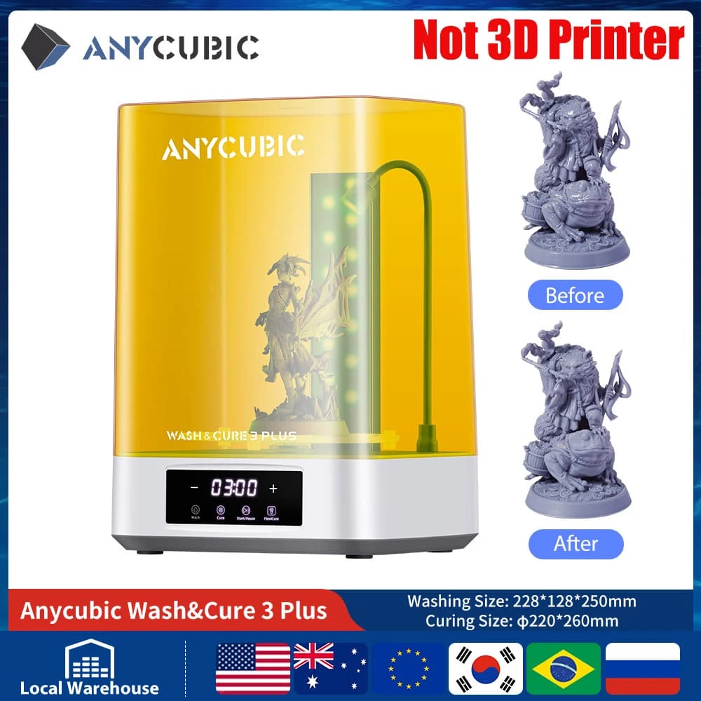 ANYCUBIC DLP SLA LCD Resin 3D Printer Photon Mono 4, Photon Mono M7, M5s Pro,M7 Pro, Photon P1, Wash and Cure 3 Plus, Max