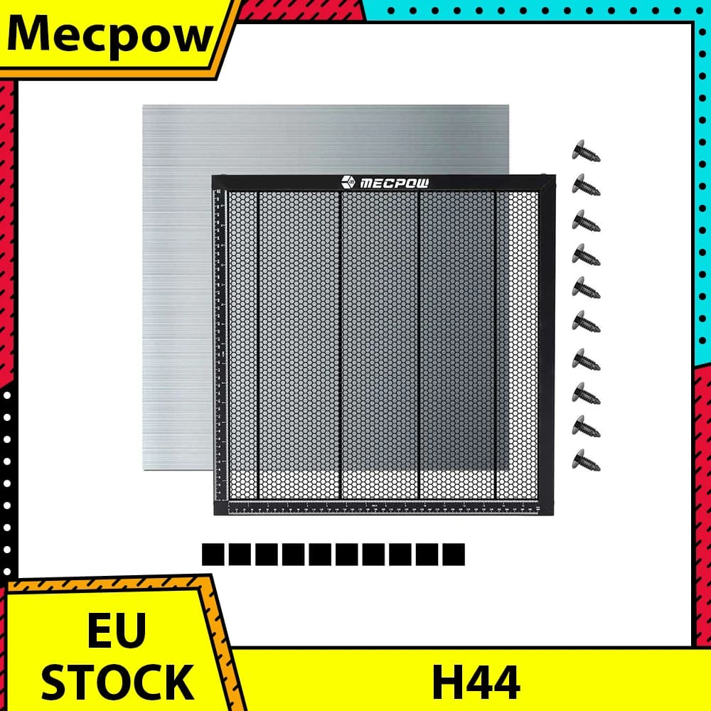 Mecpow H44 Cutting Honeycomb Working Table Board Platform for Laser Engraver Cutting Machine 440*440*22mm Laser Bed