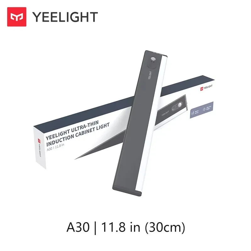 Yeelight Ultra Thin Induction Cabinet Light 4000K Rechargeable Dimmable LED Motion Sensor Night Lamp Wardrobe Corridor