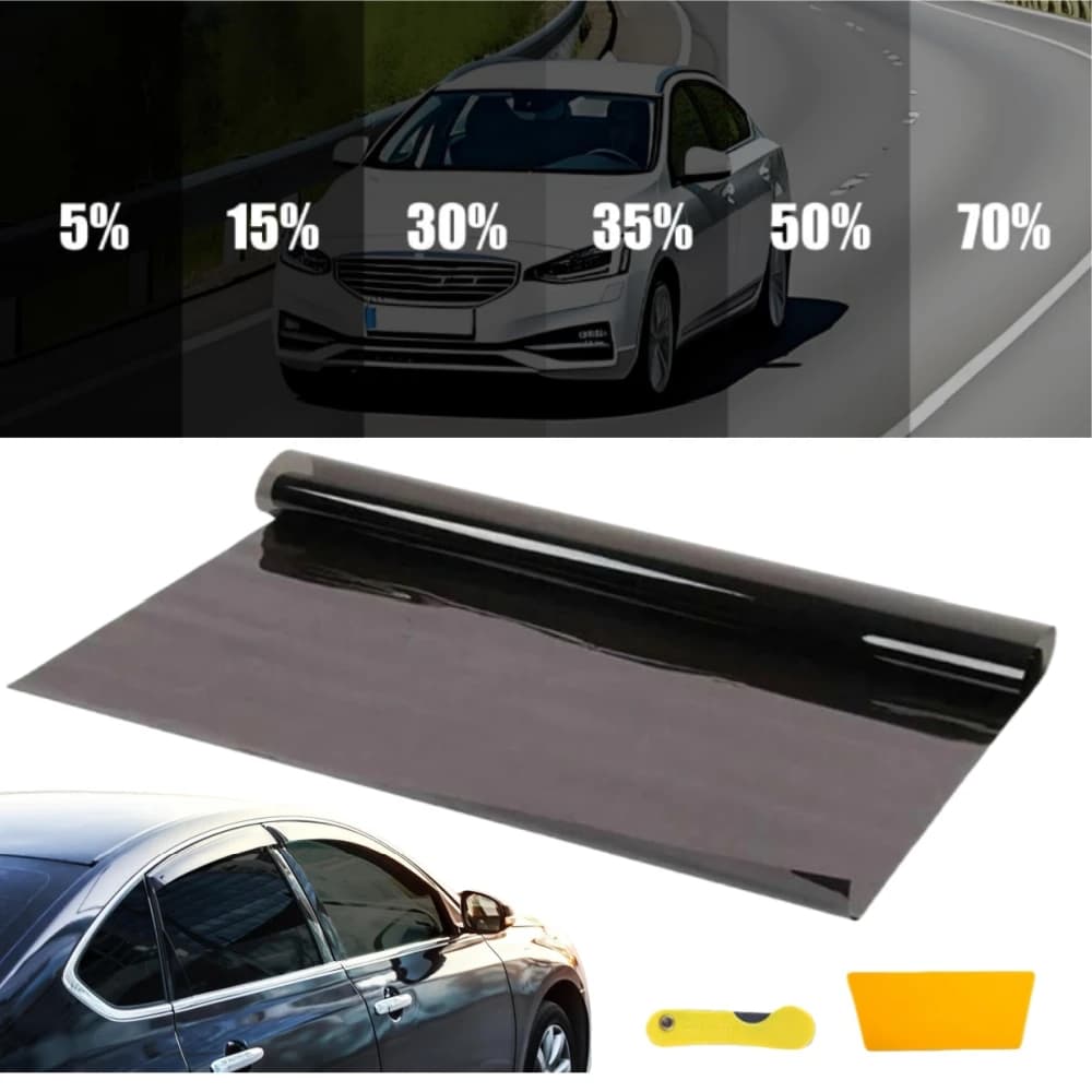 Sheets For Windows And Sunscreen Solar Sun Protection Window Film Foil 1-50 Percent VLT Car Window Shade Tinting 3M*50cm