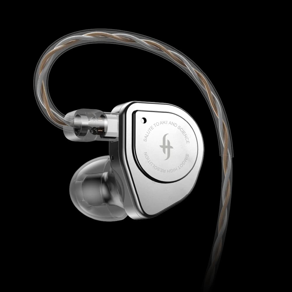 SIMGOT EW200 10mm SCP Diaphragm Dual-Magnetic-Circuit & Dual-Cavity Dynamic Driver In-Ear Earphones
