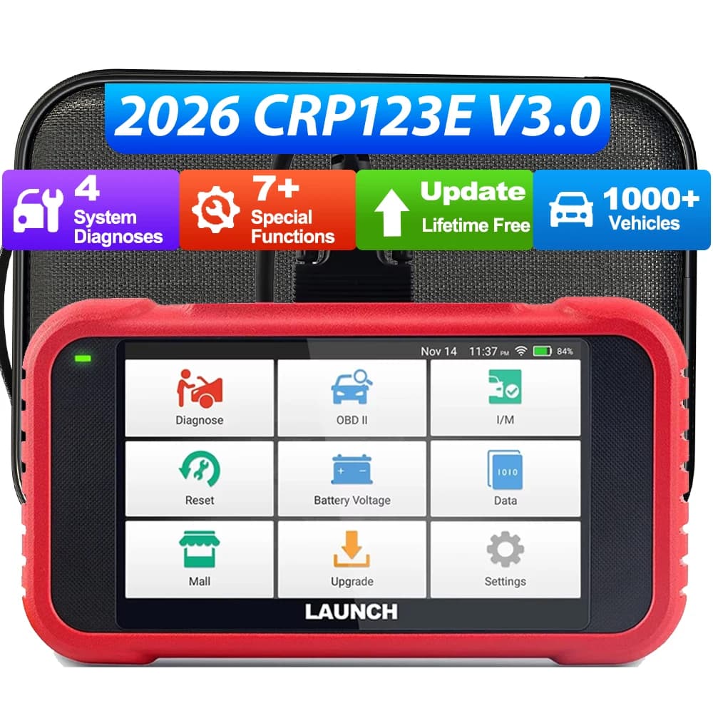 LAUNCH X431 CRP123E V3.0 OBD2 Car Scanner OBD OBDII Engine ABS Airbag SRS Transmission Automotive Diagnostic Tools PK CRP123X
