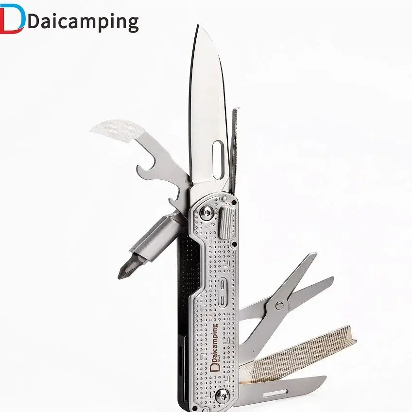 Daicamping DL1 DL0 EDC Multi Tools Multifunctional Plier Camping Gear Blade Multitools Clip Folding Multi Knife