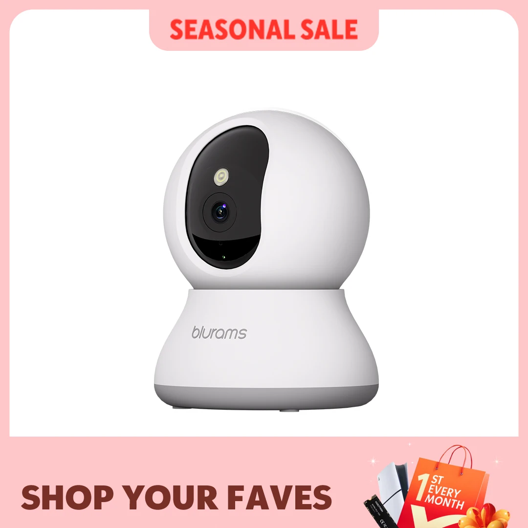 2Pcs Indoor Security Camera 2K, Home Security Camera for Dog/Elder, Security Camera with One-Touch Call Update A31S-2pc