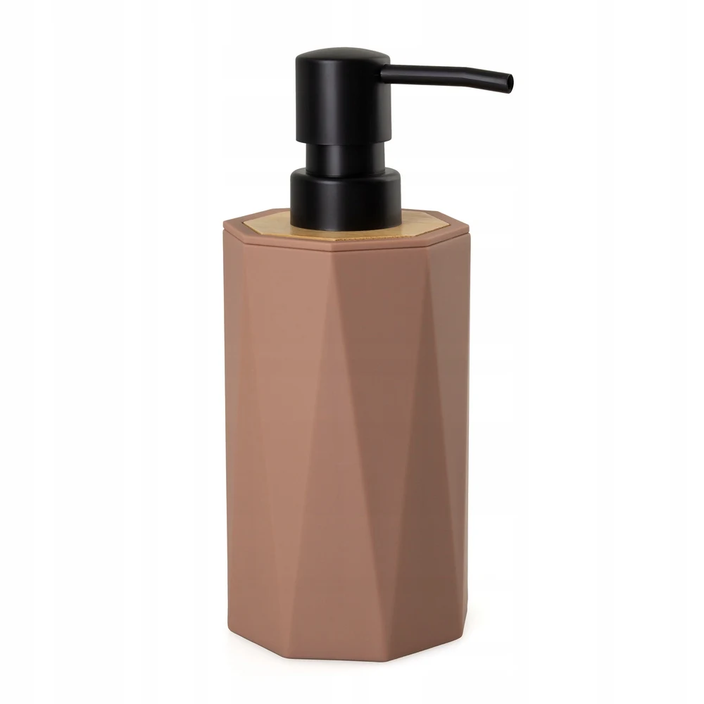 Liquid Plastic Soap Dispenser Brown 360ml 1 PCs Mokato