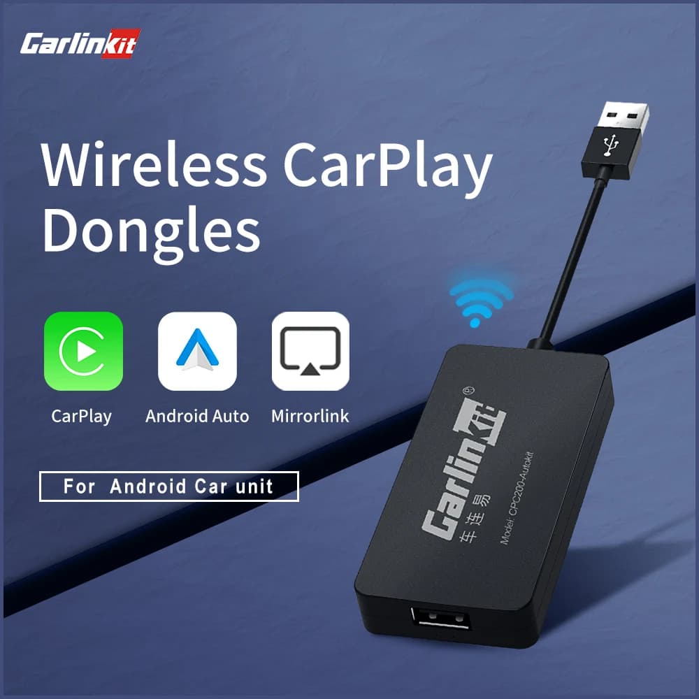 CarlinKit USB Wired/Wireless CarPlay Adapter Wireless Android Auto AI Box Mirrorlink Bluetooth Auto Connect For Android Car Radio For Youtube Netflix Google Map Android Aftermarket Car Screen