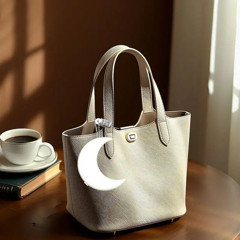 Led Handbag Light Rechargeable Lamp Purse Light In Moon Shape Handbag Accessories Soft Lightweight Flashlight For Outdoor