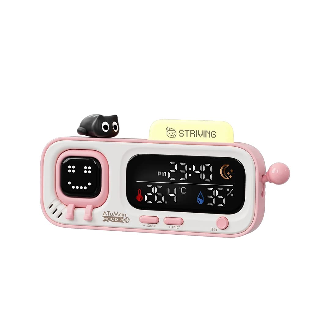 NEW DUKA MOODA Smart Temperature and Humidity Clock Sensor Electric Hygrometer Thermometer Home Weather Station Desktop Decor