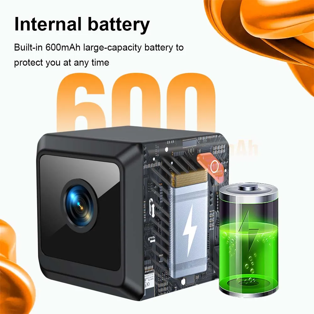 WIFI Subminiature smart home Camera CCTV Video W02 1080P mini Security Protection Home Night Vision Surveillance Outdoor Camping