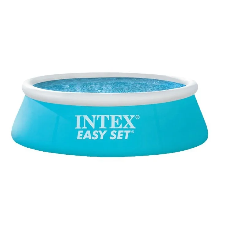 INTEX Easy Set Inflatable Swimming Pool Above Ground Family Pool for Kids & Adults Backyard Outdoor Garden Water Play Pool Quick Setup Durable PVC Summer Cooling Party Pool Large Capacity