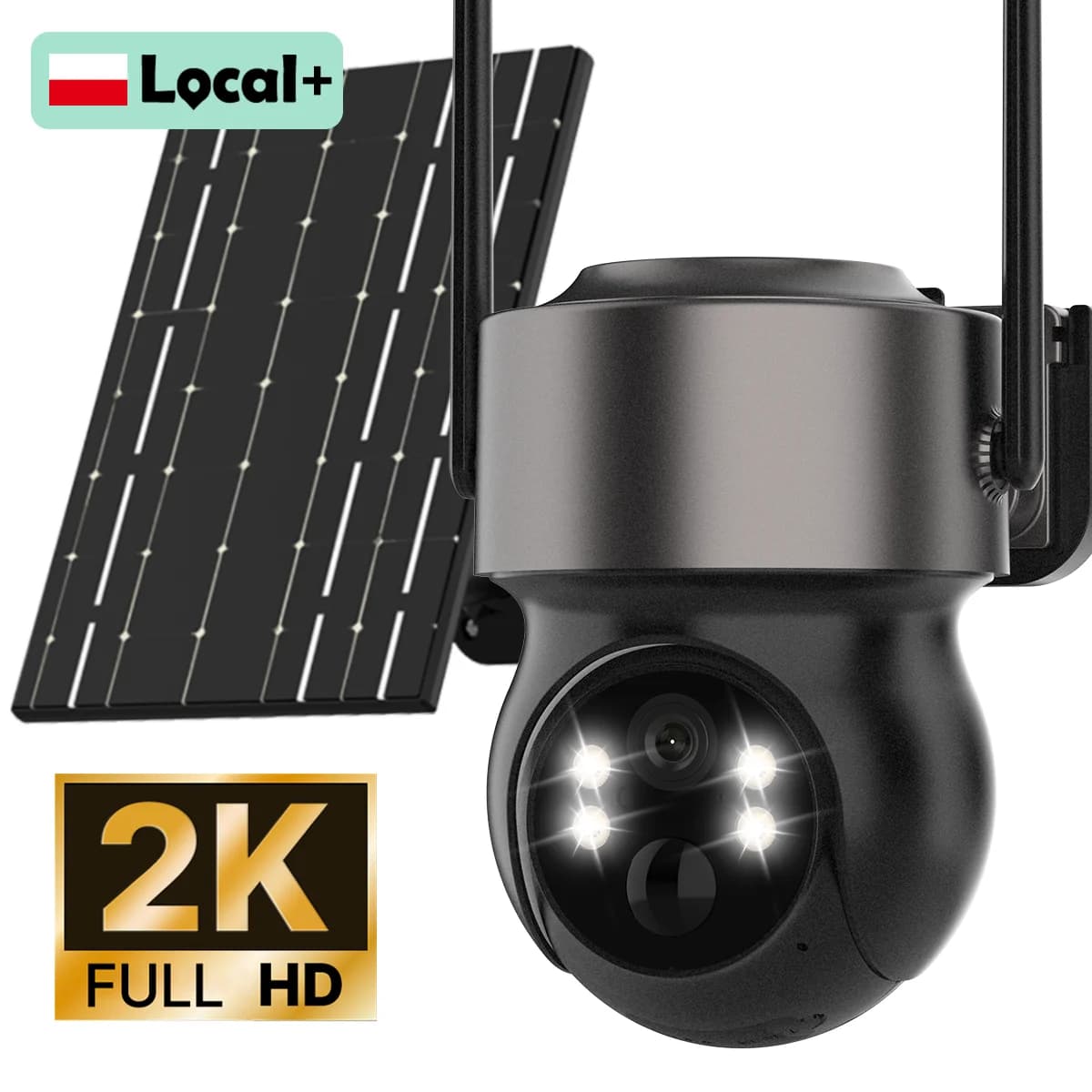 Solar IP Camera WiFi Outdoor Wirelees Built-in Battery PTZ Camera Night Vision Real Time Alert Video Security Surveillance iCsee