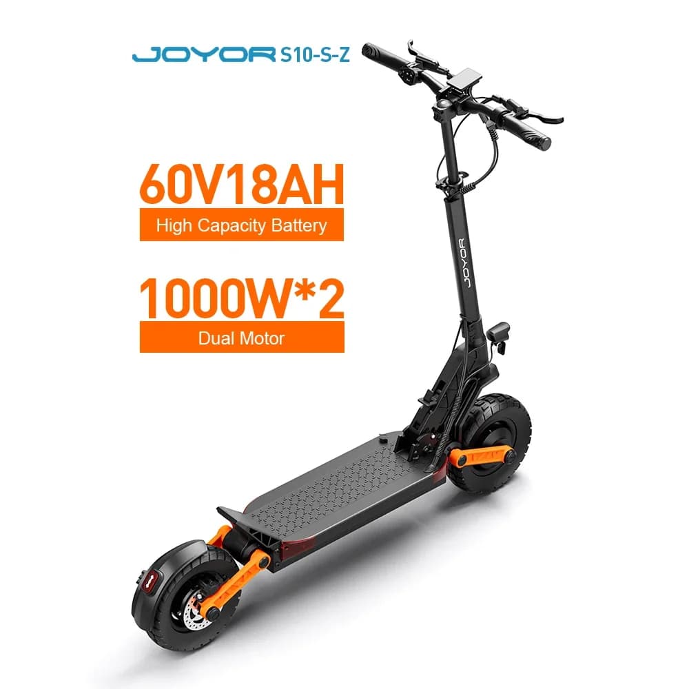 JOYOR S10-S-Z Electric Scooter 10 Inch Tire Adult Escooter 60V 18Ah Easy-commute version