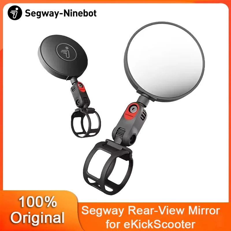 Original Rear-view Mirror for Ninebot by Segway ZT3 Pro GT3 G3 G2 G30 F3 Pro E3 E2 Pro Scooter 360° Rotation Convex Mirrors