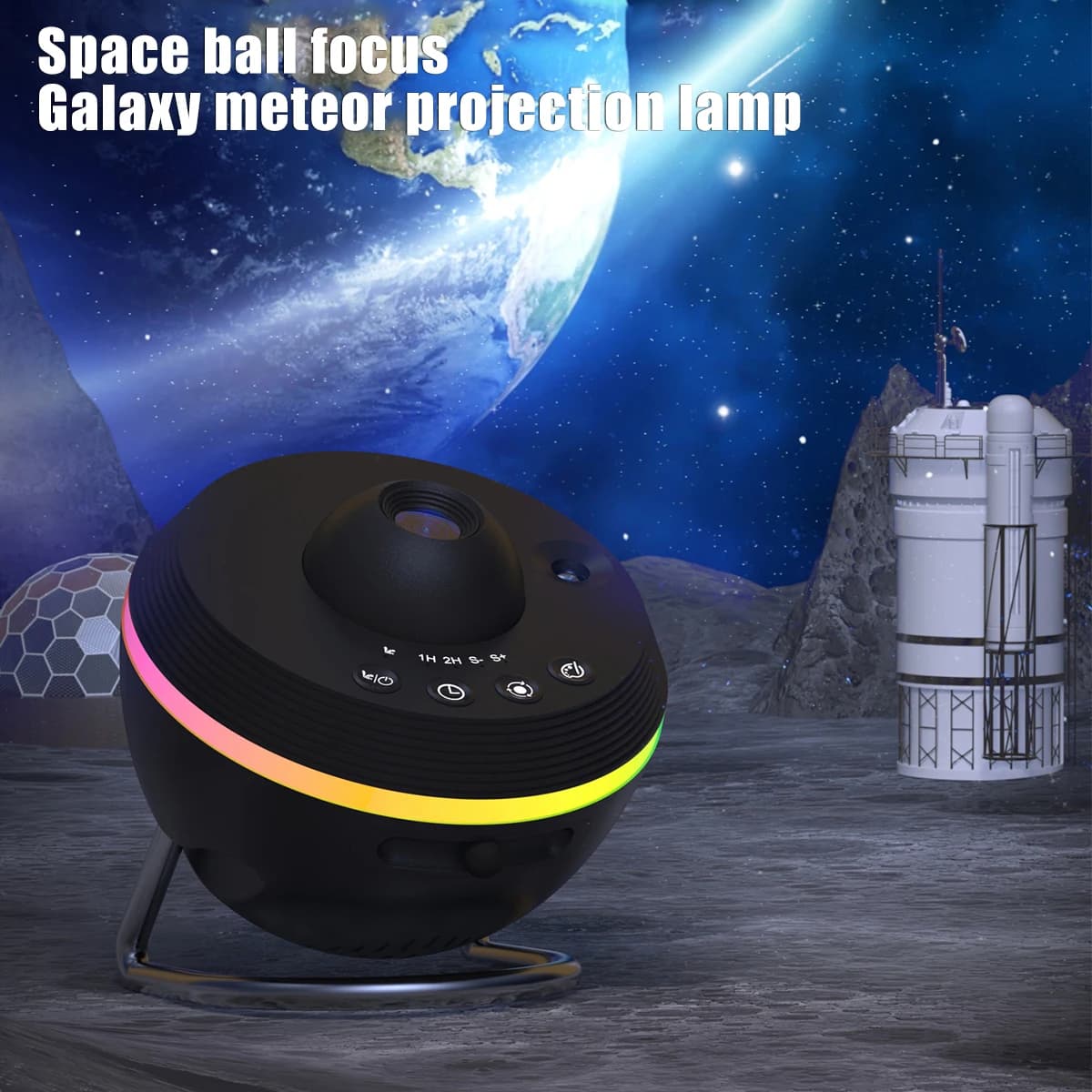 13 IN 1 Galaxy Star Projector with Meteor Ultra Clear Night Light Lamp Rotary Space Ball Planetarium Projector Lights for Kids