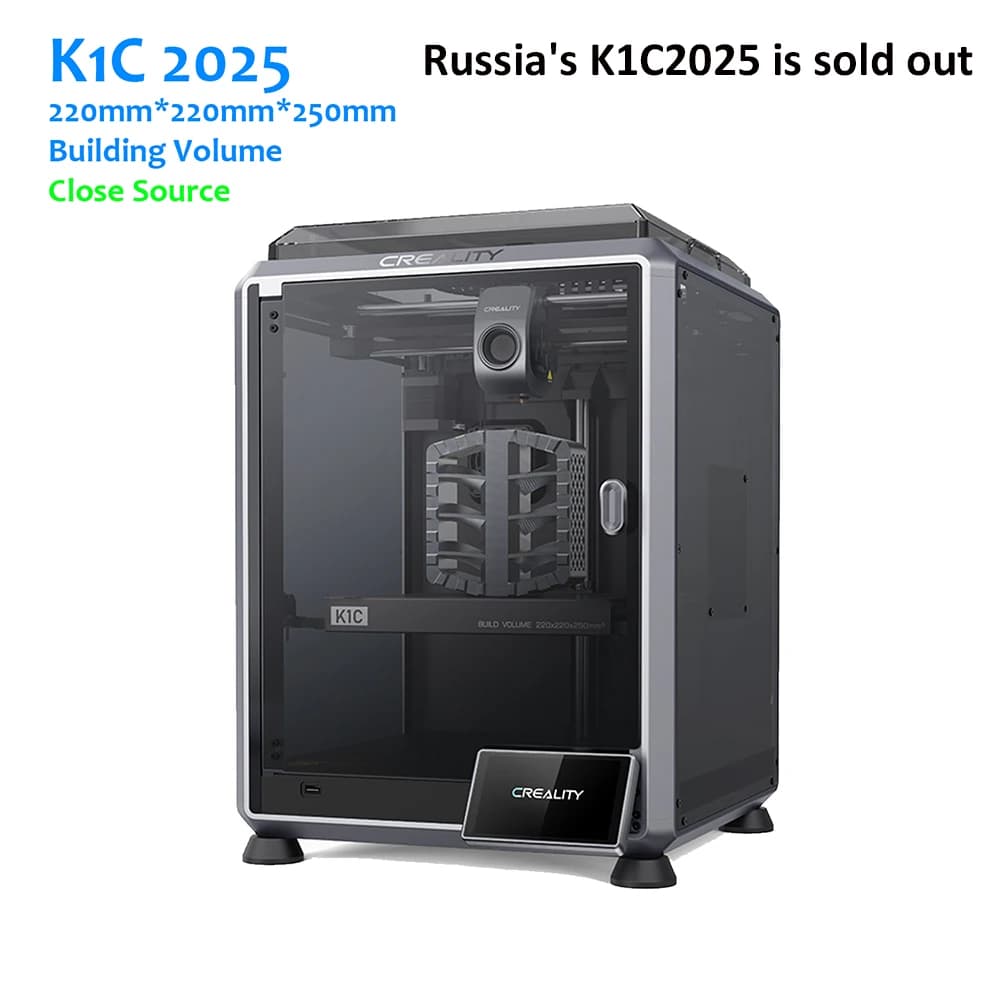 Creality k1/K1MAX /K1C 3D Printer Max. 32MM³/S Flow Hotend  Printing Speed 600MM /S Dual-gear Direct Drive Extruder