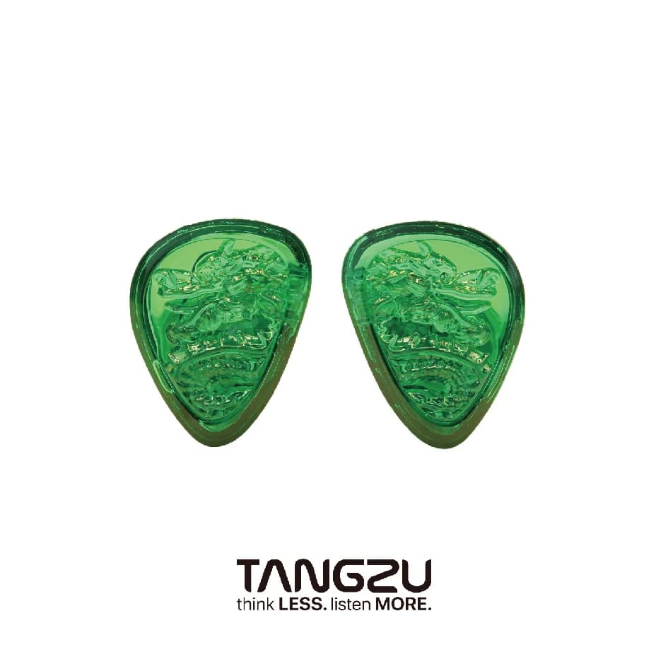 TANGZU WANER SG 2 Jade Dragon Edition 10mm PET Single Dynamic In-Ear Earphones with Silicone Storage Bag and Sancai Wide Bore