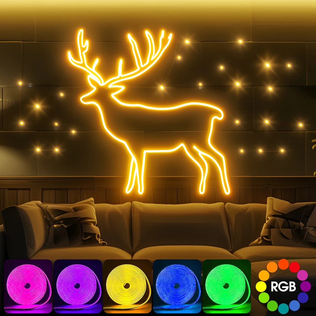 30M/20M LED Neon Rope Lights with App/Remote Control, Music Sync Waterproof Flexible DIY Design RGB Strip Lamp for Room,Party