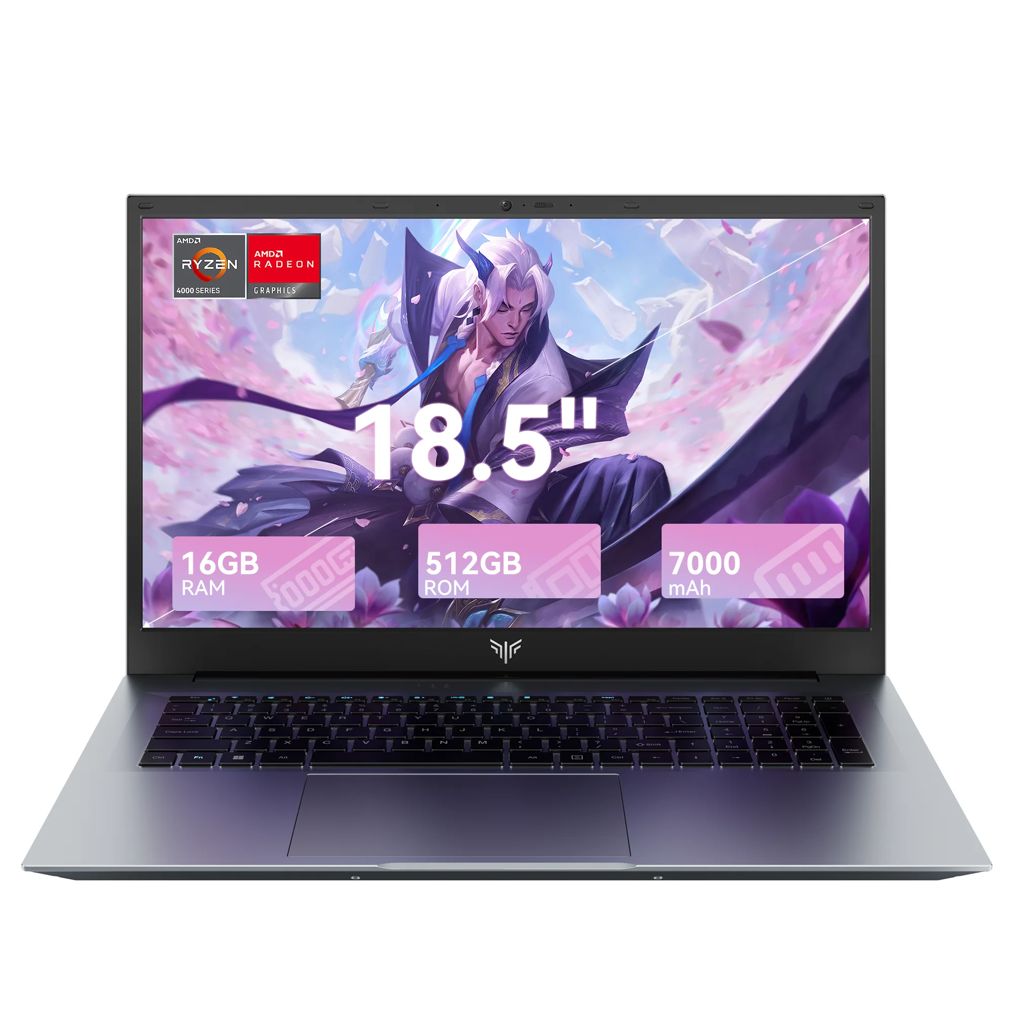 18.5" Laptop 16GB RAM 512GB SATA SSD AMD Ryzen 3 4300U Laptop Computer 1080 FHD Display for Business&Students 7000Mah Battery