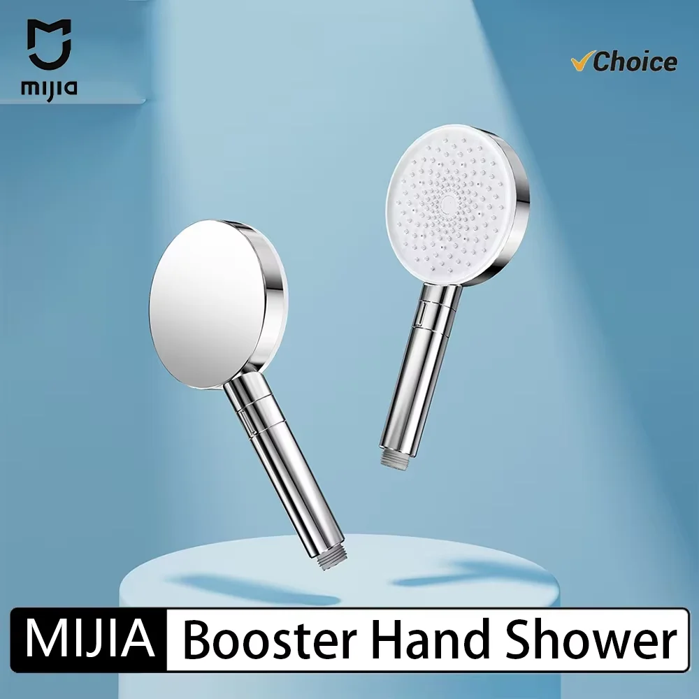 New 2025 MIJIA Booster Hand Shower Pressurized Water Outlet Low-Noise Water Inlet Technology Anti-scald Handle Design