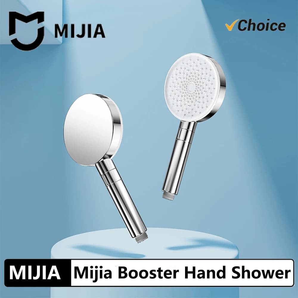 XIAOMI MIJIA Booster Hand Shower Pressurized Water Outlet Low-Noise Water Inlet Technology Anti-scald Handle Design