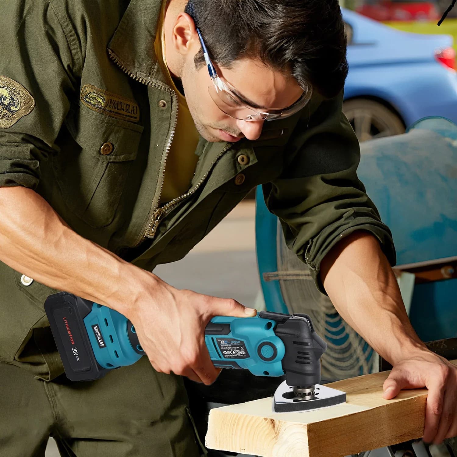 For MAKITA Quick release Oscillating Tool Brushless Multi Functional Tool Renovator Electric trimmer Compatible For MAKITA Battery🥉