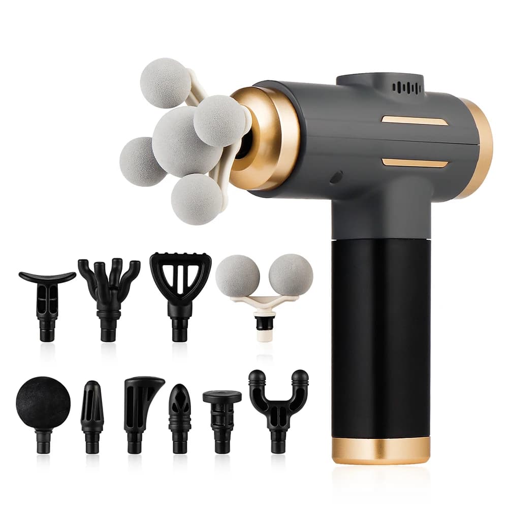 Electric Fascia Gun 99 Levels Deep Tissue Muscle Massage Gun High-Frequency Vibration for Shoulder Waist Leg Body masajeador
