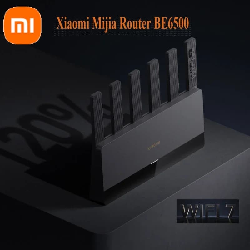 New Xiaomi Router BE6500 WiFi 7 6500M Full 2.5G Network Port 4-core Qualcomm Processor loT Smart Linkage Network Security Home -